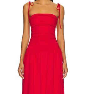 ALL THE WAYS Orelia Maxi Dress in Red | Revolve